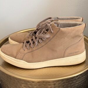 Cole Haan Men's Brown High-Top Sneakers